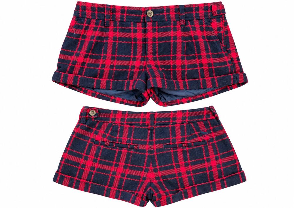 Abercrombie & Fitch Plaid Cuffed Shorts – Size 4